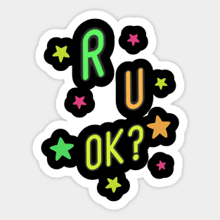 r u ok | are you ok | ru ok Sticker